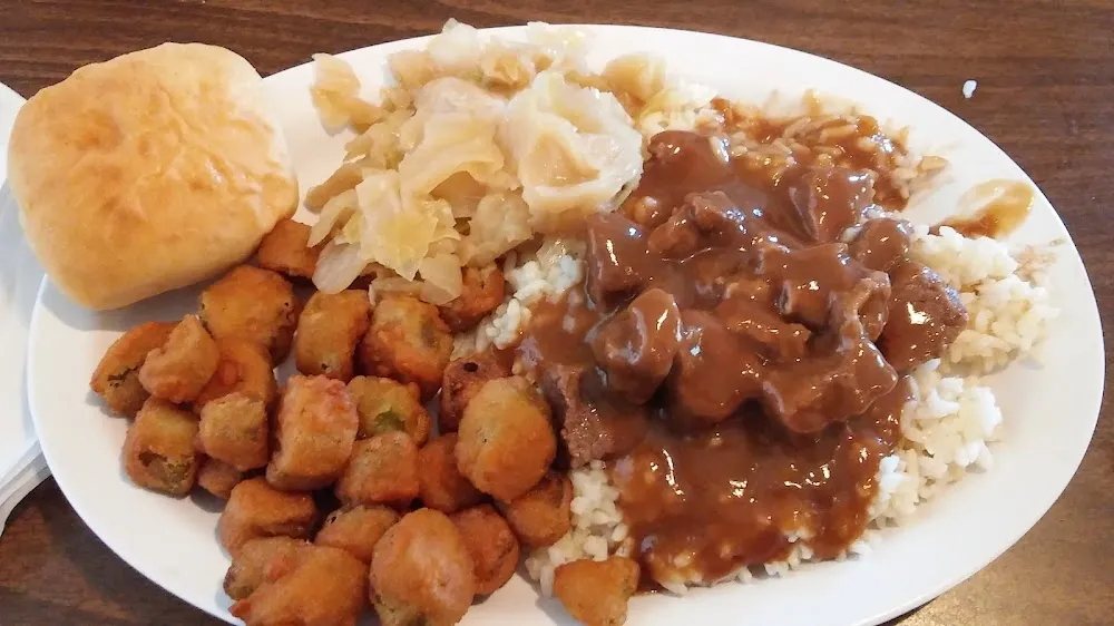 Beef Tips over Rice